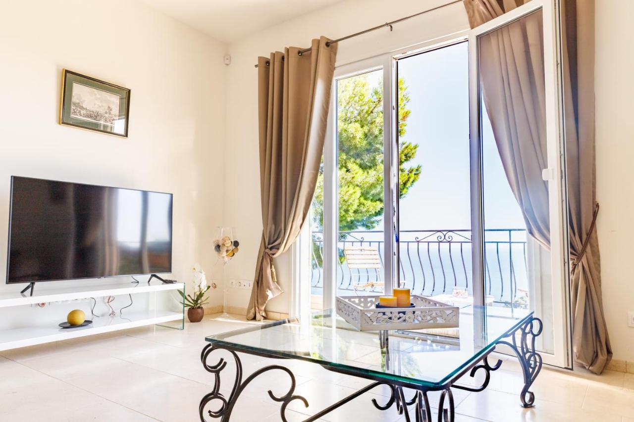 Sea View Apartment Between Nice And Monaco - 1 Вилафранк-сюр-Мер Екстериор снимка